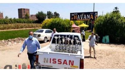 غلق وتشميع مقاهى وتحرير 22 محضرا بسبب الشيشة في الشرقية