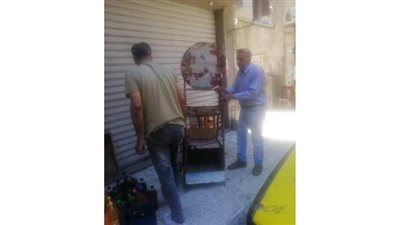 حملتان مكبرتان بوسط الإسكندرية لإزالة إشغالات الباعه الجائلين