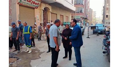 مياه ملوي : البدء في إصلاح خط الطرد لمحطة رفع حي غرب المدينة