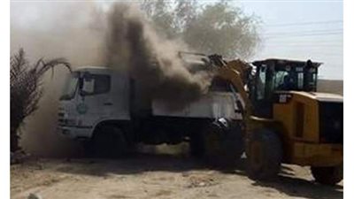 حملة نظافة مكبرة بمدينة أبوصوير