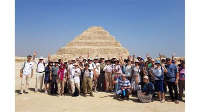 منطقة آثار سقارة تستقبل أول فوج سياحي من فرنسا
