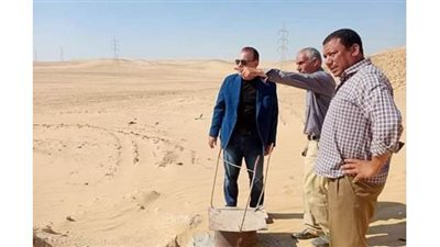 رئيس مدينة ملوى يتفقد موقع محطة معالجة على مساحة 16 فدانا