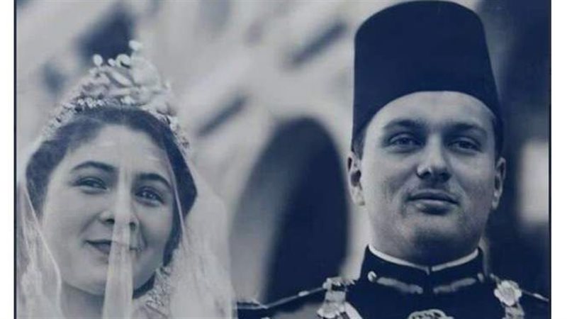 الملك فاروق والملكة