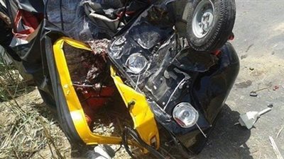 مصرع سائق توك توك فى حادث تصادم بالغربية