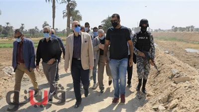 بتكلفة 18 مليون جنيه.. محافظ بني سويف يتفقد إعادة تأهيل مخر سيل سنور