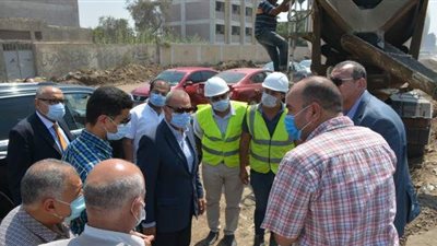 محافظ القليوبية يتابع أعمال تطوير طريق شركات البترول