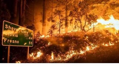 مصرع 35 شخصا فى حرائق غابات كاليفورنيا