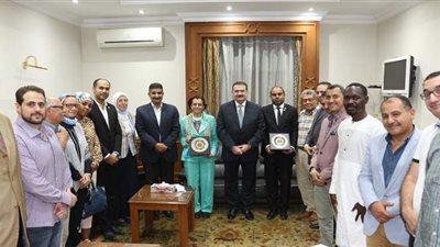 نقيب المهندسين يستقبل سفير موريشيوس لتوقيع بروتوكول بين البلدين | صور