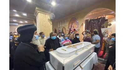 رحيل القمص باخوم دانيال كاهن مارجرجس بكفر صقر بعد خدمة ٤٠ عاما