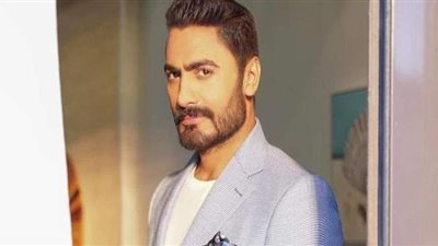 تامر حسني يصور cover ألبومه الجديد 