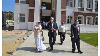 رئيس جامعة الإسكندرية يفتتح مبنى كلية التربية النوعية بمجمع الكليات الجديد بأبيس