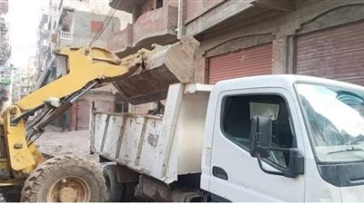رفع ٥٥ إشغالاً و ١٤١٠ أطنان قمامة بـ 7 مراكز في البحيرة
