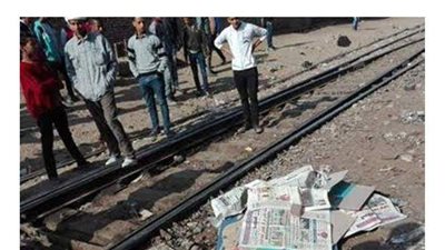 مصرع شخص أسفل عجلات قطار القاهرة بمحطة قها