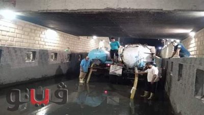 رئيس المحلة يشهد تجربة كفاءة الأنفاق بالمدينة