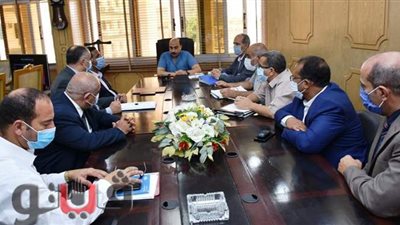 محافظ أسوان يطالب بدراسة استكمال تغطية المصارف والترع