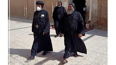 الأنبا مرقس يتفقد دير الشهيد مارجرجس بالرزيقات جنوب الأقصر