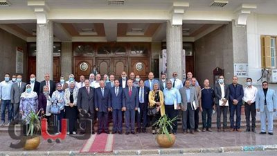 رئيس جامعة بني سويف يترأس اجتماع مجلس شئون التعليم والطلاب