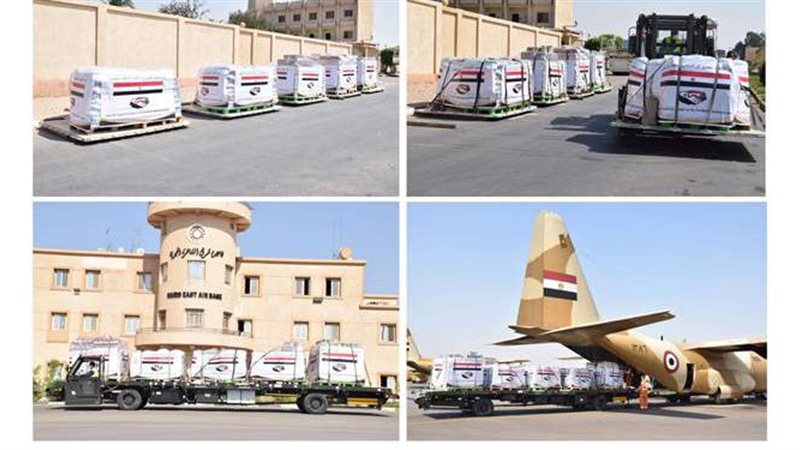 مصر ترسل مساعدات
