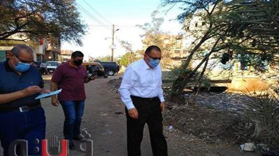 انتشار ورد النيل فى مصرف 