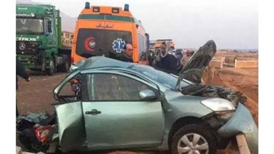 مصرع وإصابة 8 أشخاص في حوادث سير متفرقة بالمنيا
