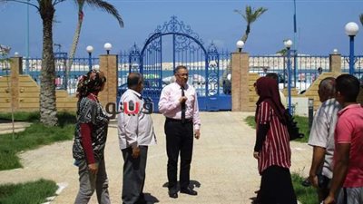 رئيس تعمير الساحل الشمالي يتفقد أعمال التطوير والتجهيز بالمبني الجديد