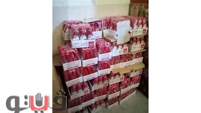 ضبط ٦ ونصف طن مواد غذائية ومشروبات فاسدة في الغربية | صور