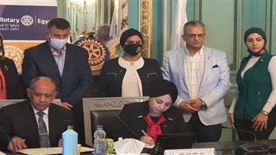 زراعة عين شمس وروتارى التحرير يوقعان بروتوكول تعاون لتكريم شهداء الجيش الأبيض