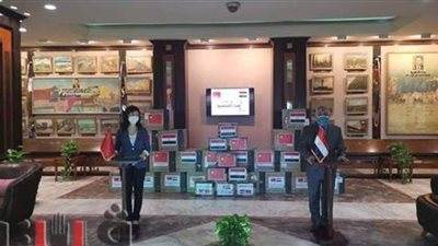 ٥٠ ألف كمامه هدية من الصين للإسكندرية لمواجهة كورونا  | صور