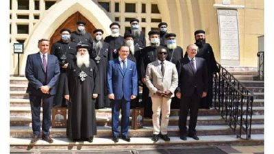 مطران طنطا يستقبل سفراء الاتحاد الأوروبي وفرنسا وألمانيا