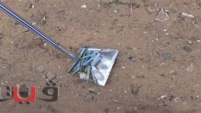 العثور على أعمال سحر وسرنجات لتعاطى المخدرات فى حملة لتنظيف مقابر حبيش البحرية بطنطا| صور