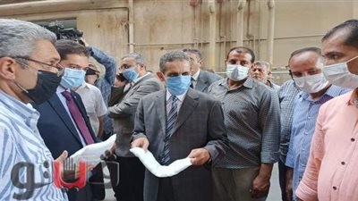 محافظ الغربية يشيد بأعمال تطوير مصانع وأقسام شركة مصر للغزل والنسيج | صور