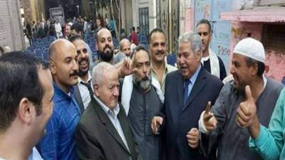 أبو سريع إمام بعد فوزه بـ