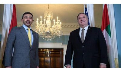 عبد الله بن زايد يلتقي بومبيو وقادة الكونجرس في واشنطن