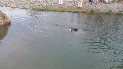 شاب يلقي بنفسه فى ترعة أمام مبنى قناة الدلتا بطنطا