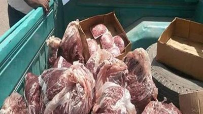 ضبط 18 طن مقطعات دواجن ولحوم وكبدة فاسدة في الجيزة