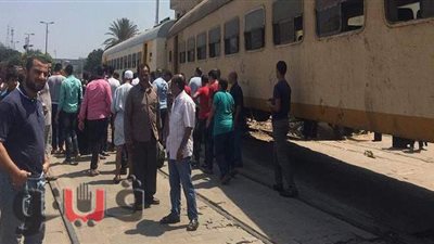 مصرع شاب دهسه قطار بمزلقان 