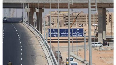 الانتهاء من التشطيبات النهائية لكوبري 2.. واستكمال أعمال تطوير طريق الواحات بمدينة أكتوبر