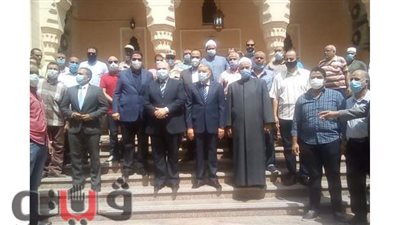 محافظ المنيا يفتتح أعمال تطوير مسجد الفولى