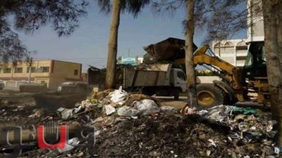 محافظة الإسماعيلية تنظم حملة لرفع 10 أطنان قمامة من مدينة أبو صوير | صور