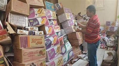 ضبط 25 ألف قطعة كيك منتهية الصلاحية بالإسماعيلية