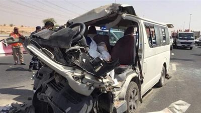 مصرع وإصابة 4 مواطنين بحادث تصادم في البحيرة