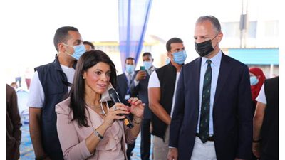 وزيرة التعاون الدولي تفتتح مشروعات صرف صحي بالأقصر بتكلفه 15 مليون دولار