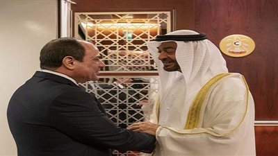 الرئيس السيسي وولي عهد أبو ظبي يبحثان مستجدات القضايا الإقليمية والدولية