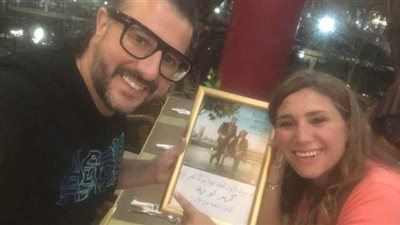 سلوى هلال تحتفل بنجاح ألبوم كريم أبو زيد الجديد 