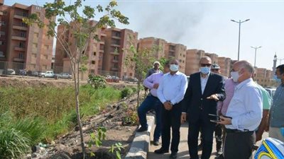 محافظ القليوبية يتفقد محور طريق الشركات بمسطرد
