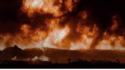 اندلاع حريق كبير في مصنع قرب العاصمة الإيرانية طهران