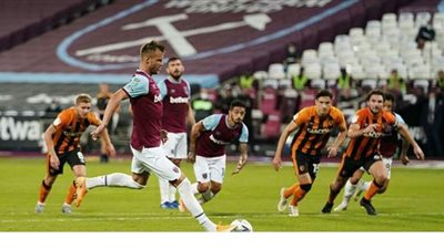 وست بروميتش يودع كأس رابطة المحترفين الإنجليزية وتأهل وست هام