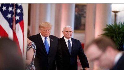 إجبار طائرة نائب الرئيس الأميركي على العودة  إلى المطار  بمدينة مانشستر