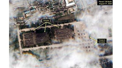 الأقمار الصناعية ترصد مركبة في كوريا الشمالية قادرة على حمل رأس نووي