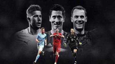 دون ميسي أو رونالدو.. يويفا يكشف عن أسماء الثلاثي المرشح لجائزة لاعب العام